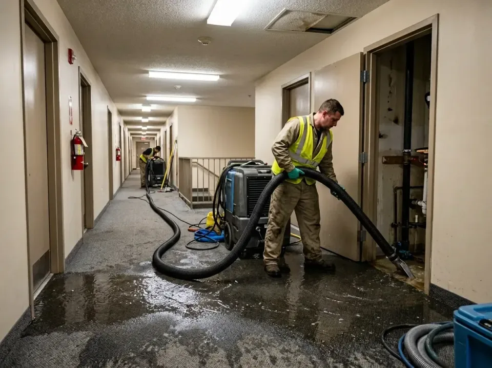 multi-unit-apartment-hallway-f-005 — frequently asked questions, Emergency Burst Pipe Water Extraction & Removal in Caledoni…